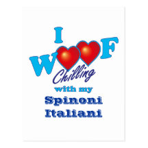 Mig Woof Spinone Italiano Vykort