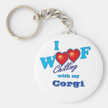 Mig WoofCorgi Nyckel Ringar