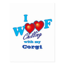Mig WoofCorgi Vykort