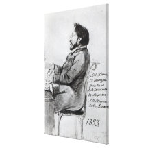 Mikhail Glinka, 1853 Sträckt Canvastryck