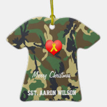Militär julprydnad jul dekorationer