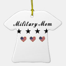 Militär mamma julgranskulor