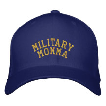 Militär Momma och stolt av den! Broderade Baseball Kepsar