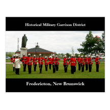 Militär Show på garnisonområdet, Fredericton Vykort
