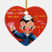 Militär valentinprydnad för vintage jul dekorationer