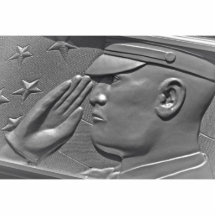 Militär veteranhjälteheder acrylic cut out