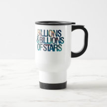 Miljarder och miljarder av stjärnor kaffe kopp