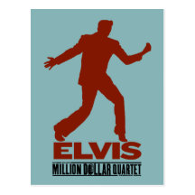 Miljon dollarkvartett Elvis Vykort