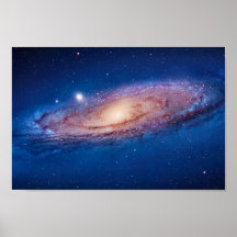 Milky långt galaxaffisch av S. Ambrose