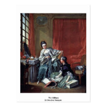 Millineren av Boucher François Vykort