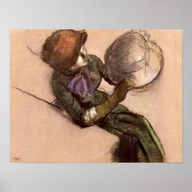 Millineren av Edgar Degas Affischer