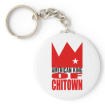 MIMARE Keychain - amerikankung av Chi-Townen nyckelringar
