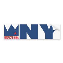 MIMAREbildekal - amerikankung av N.Y. bildekaler