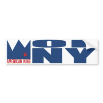 MIMAREbildekal - amerikankung av N.Y. bildekaler