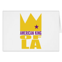 MIMAREhälsningkort - amerikankung av L.A. kort