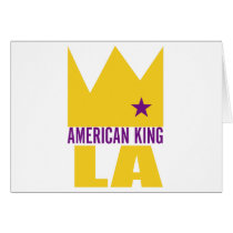MIMAREhälsningkort - amerikankung av L.A. kort