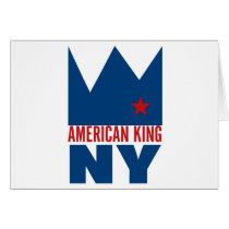 MIMAREhälsningkort - amerikankung av NY kort