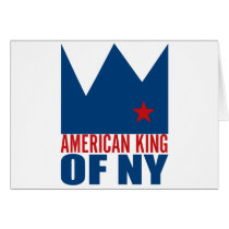 MIMAREhälsningkort - amerikankung av NY kort