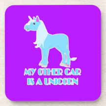 min annan bil är en unicorn dryck underlägg