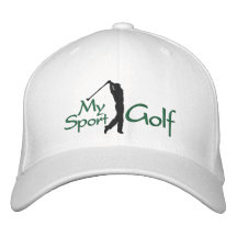 Min broderade hatt för sport Golf