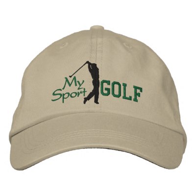 Min broderade hatt för sport Golf
