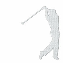 Min broderade PulloverHoodie för sport Golf