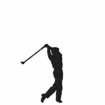 Min broderade T-tröja för sport Golf