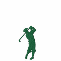 Min broderade T-tröja för sport Golf