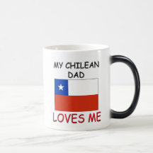 Min CHILENSKA PAPPA älskar mig Kaffe Koppar