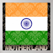 Min fädernesland Indien Affischer