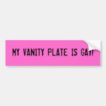 MIN FÅFÄNGA PLATE ÄR GLAD! BILDEKAL