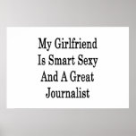Min flickvän är smart sexigt och en underbar journ affischer