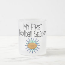 Min första fotbollsäsongfotboll mugg