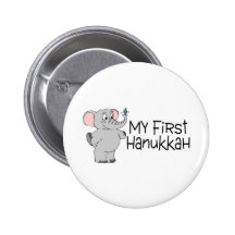 Min första Hanukkah Knappar Med Nål