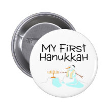Min första Hanukkah (snögubben) Pins