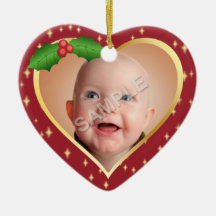 Min första julfotoprydnad jul dekorationer