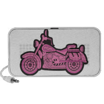 Min första rosa motorcykel iPod högtalare