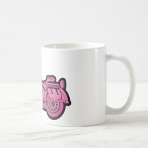Min första rosa motorcykel kaffe mugg
