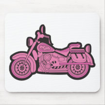 Min första rosa motorcykel musmattor