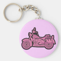 Min första rosa motorcykel nyckelring