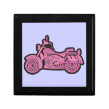 Min första rosa motorcykel prydnadslåda