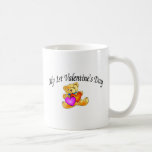 Min första valentines daybjörn kaffe mugg