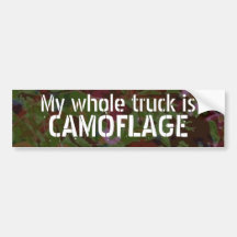 Min hela lastbil är, CAMOFLAGE Bildekal