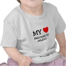 Min hjärta hör hemma till Aldo Tshirts