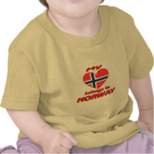 Min hjärta hör hemma till Norge T Shirts