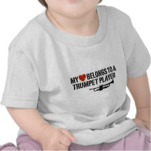 Min hjärtatrumpetspelare tee shirt