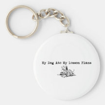 Min hund åt min kurs planerar nyckelring