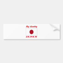 Min identitet Japan Bildekal