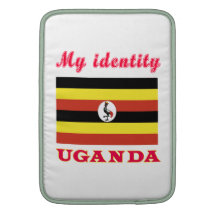 Min identitet Uganda MacBook Air Sleeves
