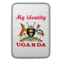 Min identitet Uganda MacBook Sleeves